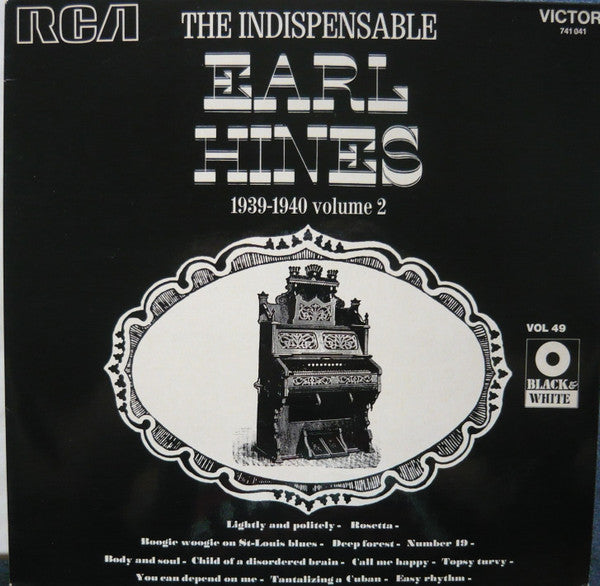 Earl Hines : The Indispensable - 1939-1940 Volume 2 (LP, Comp)