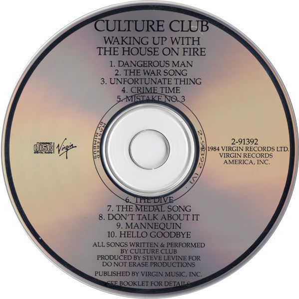 Culture Club : Waking Up With The House On Fire (CD, Album, RE)