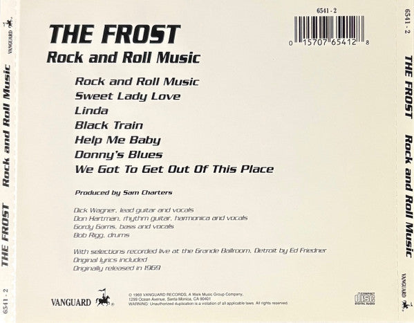 The Frost (2) : Rock And Roll Music (CD, Album, RE, DAD)