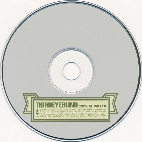 Third Eye Blind : Crystal Baller (CD, Single, Ltd, Promo)