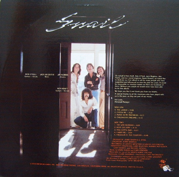 Snail (4) : Snail (LP, Album)