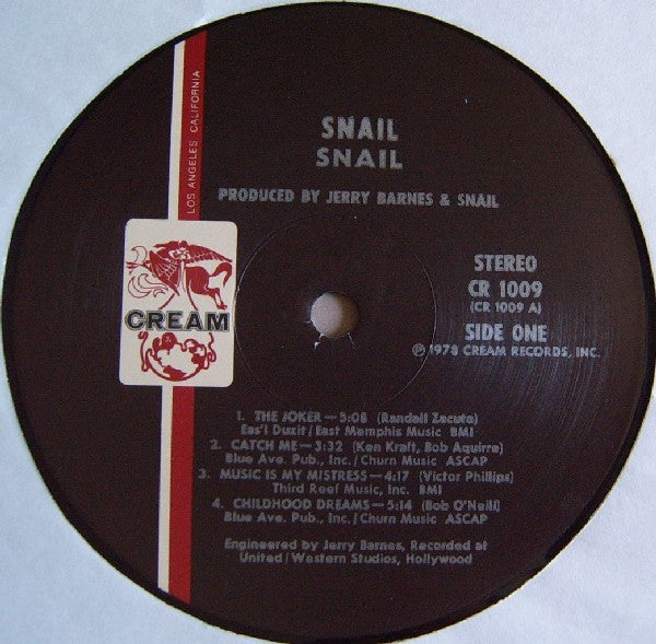 Snail (4) : Snail (LP, Album)