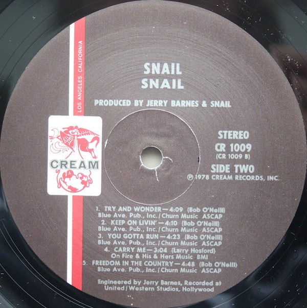 Snail (4) : Snail (LP, Album)