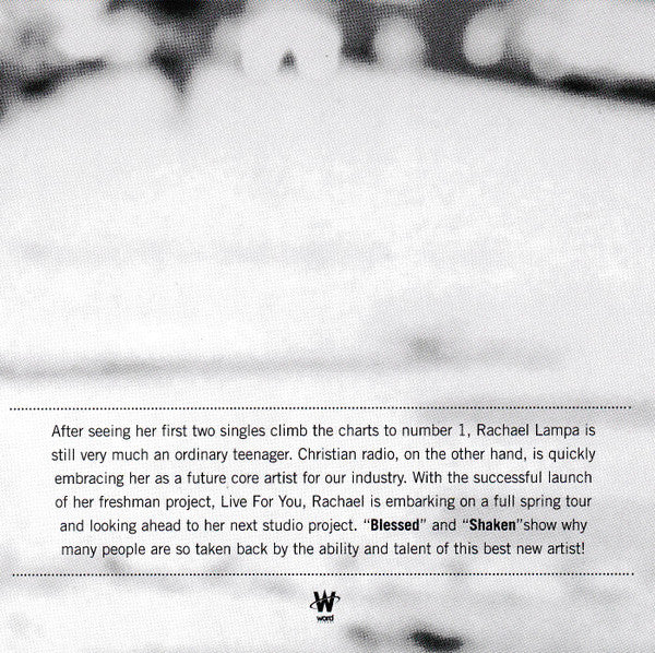Rachael Lampa : Blessed / Shaken (CD, Single, Promo)