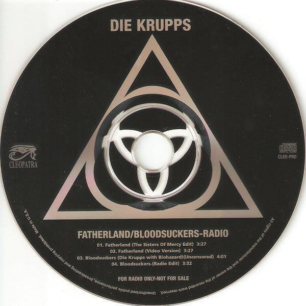 Die Krupps : Fatherland / Bloodsuckers - Radio (CD, Single, Promo)