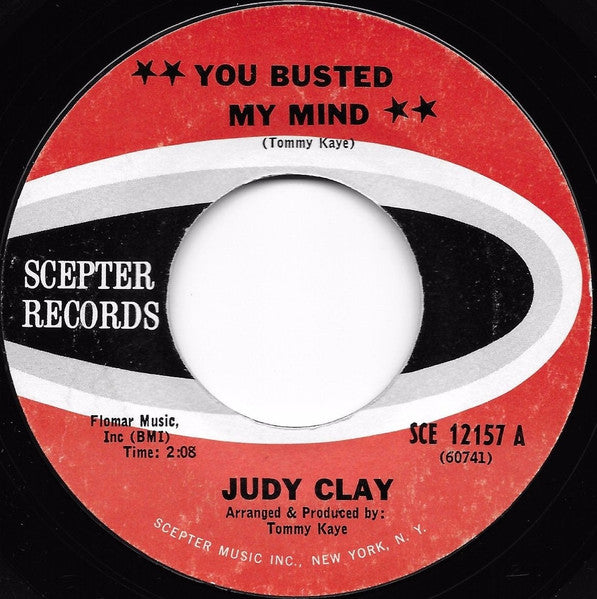 Judy Clay : You Busted My Mind (7", Styrene, Pit)