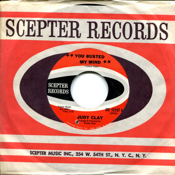 Judy Clay : You Busted My Mind (7", Styrene, Pit)