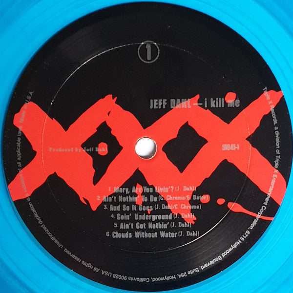 Jeff Dahl : I Kill Me (LP, Album, Blu + 7", Single, Ltd)