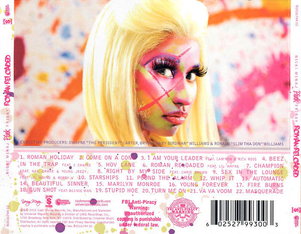 Nicki Minaj : Pink Friday (Roman Reloaded) (CD, Album, Dlx)