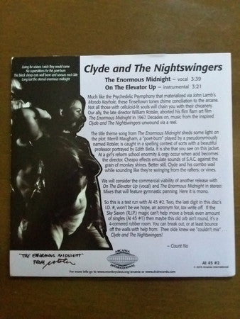 Clyde And The Nightswingers : The Enormous Midnight (7", Single, Ltd)