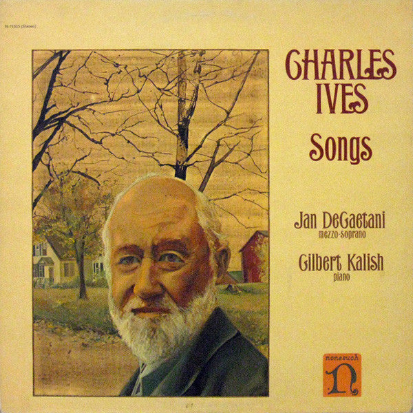 Charles Ives - Jan DeGaetani, Gilbert Kalish : Songs (LP)