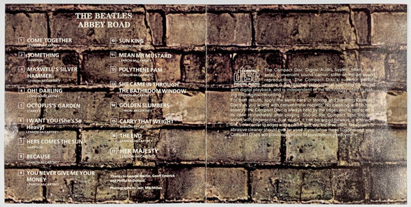 The Beatles : Abbey Road (CD, Album, RE, RM, DAD)