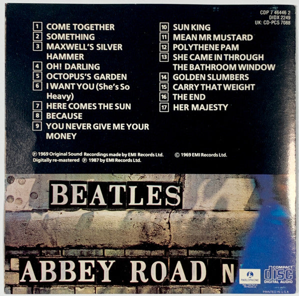 The Beatles : Abbey Road (CD, Album, RE, RM, DAD)