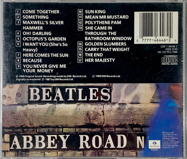 The Beatles : Abbey Road (CD, Album, RE, RM, DAD)