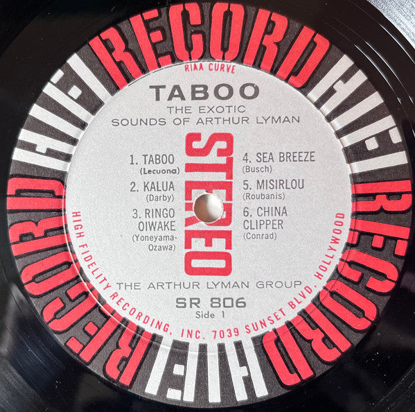 Arthur Lyman : Taboo (LP, Album)
