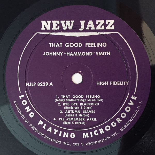 Johnny Hammond : That Good Feelin' (LP, Album, Mono)