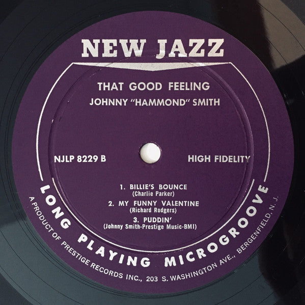 Johnny Hammond : That Good Feelin' (LP, Album, Mono)