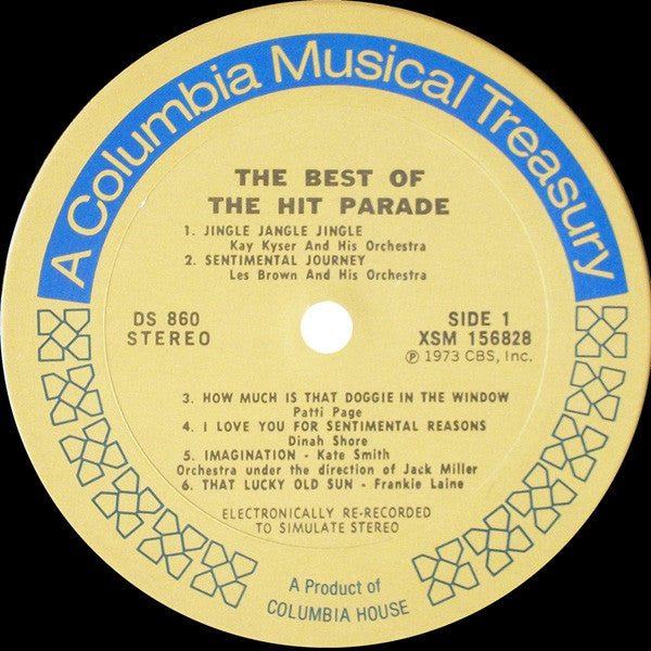 Various : The Best Of The Hit Parade (2xLP, Comp)