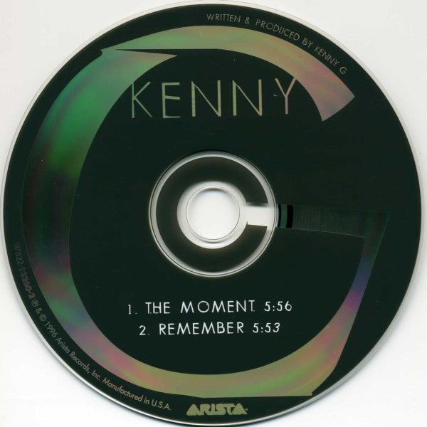Kenny G (2) : The Moment (CD, Single)