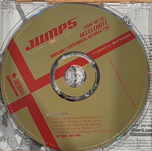 Jump5 : Why Do I Do (CD, Single, Promo)