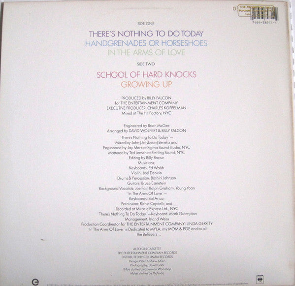 Billy & Myla : School Of Hard Knocks (12", EP)