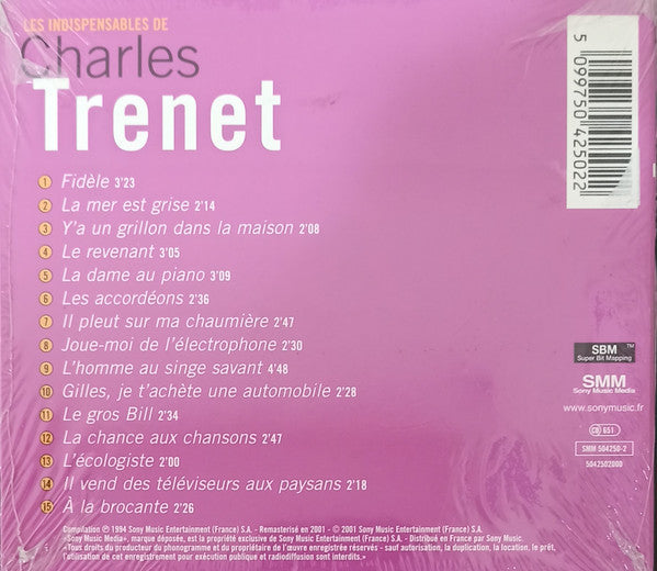 Charles Trenet : Les Indispensables De Charles Trenet (CD, Comp, RM, Dig)