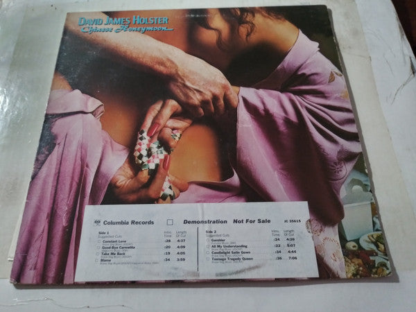 David James Holster : Chinese Honeymoon (LP, Album, Promo, Ter)