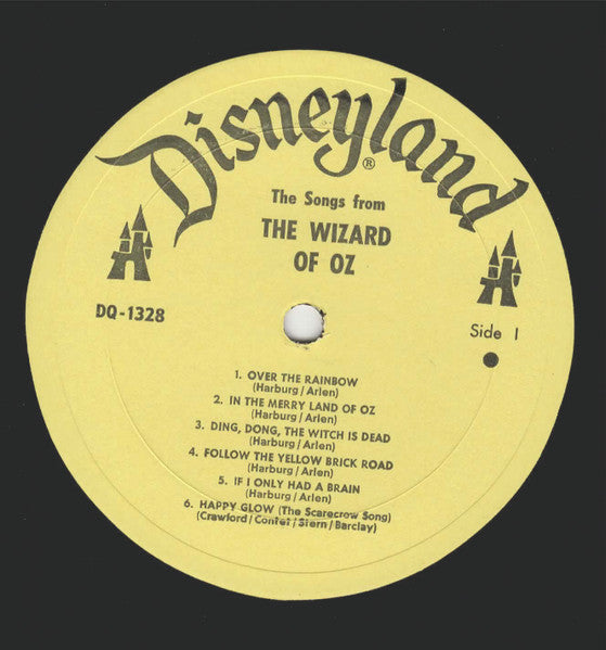 Unknown Artist : The Songs From The Wizard Of Oz (Plus Songs About The Scarecrow And The Cowardly Lion) (LP, Album, Mono)