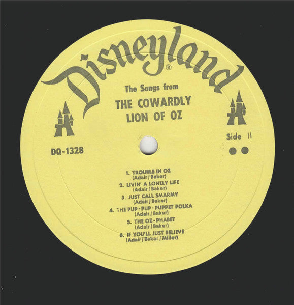 Unknown Artist : The Songs From The Wizard Of Oz (Plus Songs About The Scarecrow And The Cowardly Lion) (LP, Album, Mono)