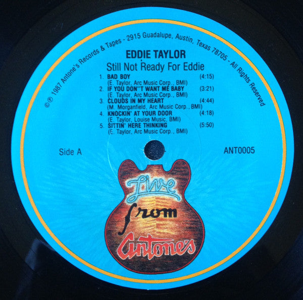 Eddie Taylor (2) : Still Not Ready For Eddie (LP, Album)