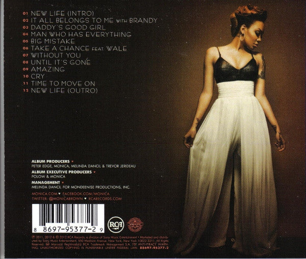 Monica : New Life (CD, Album, Cen)