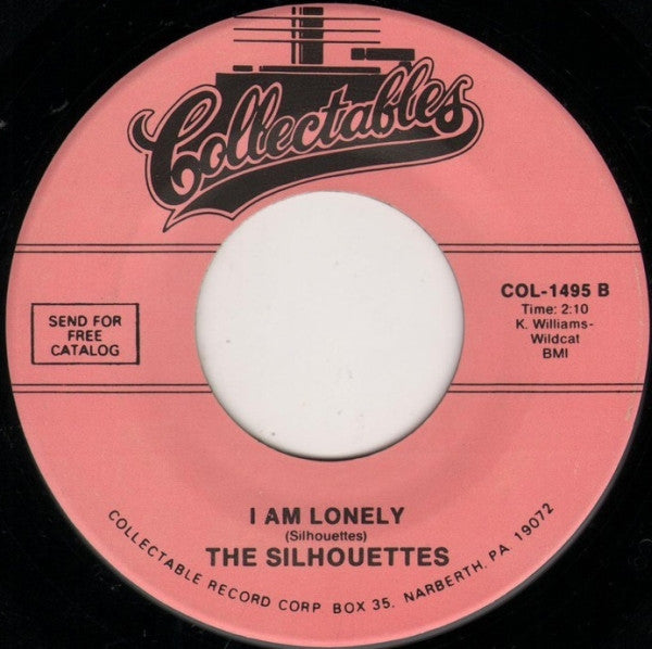 The Silhouettes : Get A Job / I Am Lonely (7", Single, RP)
