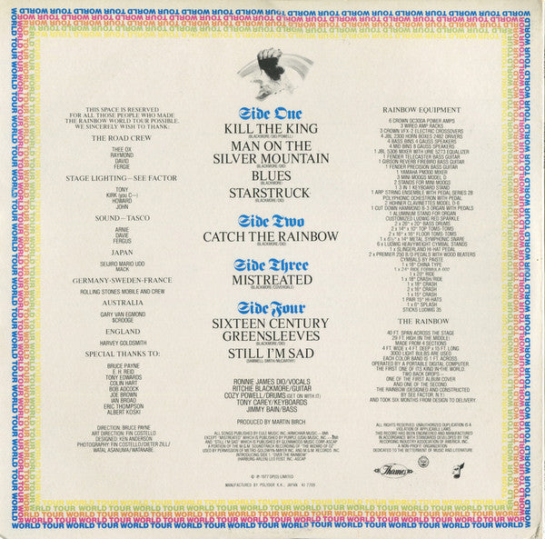 Rainbow : On Stage (2xLP, Album, Gat)