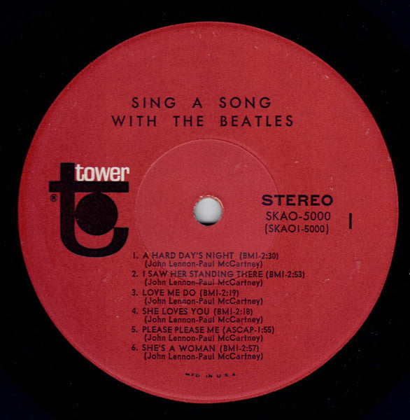 Jimmie Haskell : Sing A Song With The Beatles! (Instrumental Background Re-Creations Of Their Big Hits) (LP)