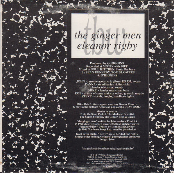 The Black Watch : The Ginger Men (7")