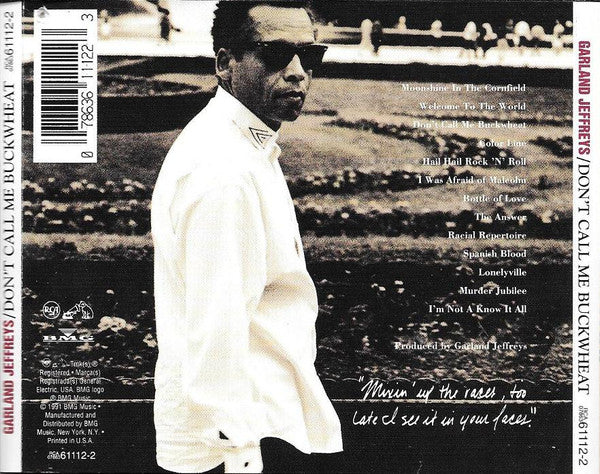 Garland Jeffreys : Don't Call Me Buckwheat (CD, Album)