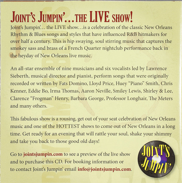 Various : Joint's Jumpin': Classic New Orleans Rhythm & Blues (CD)