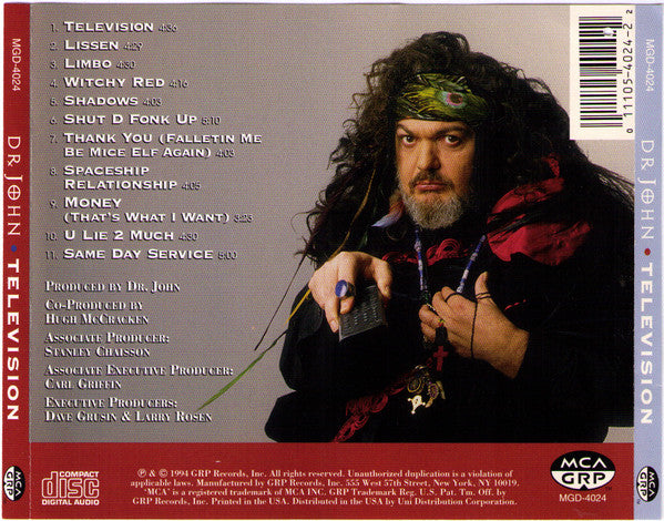 Dr. John : Television (CD, Album)