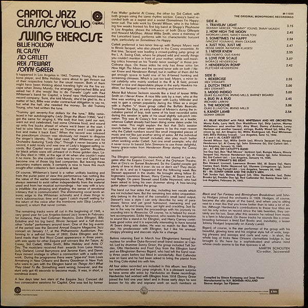 Various : Swing Exercise (LP, Comp, Mono)