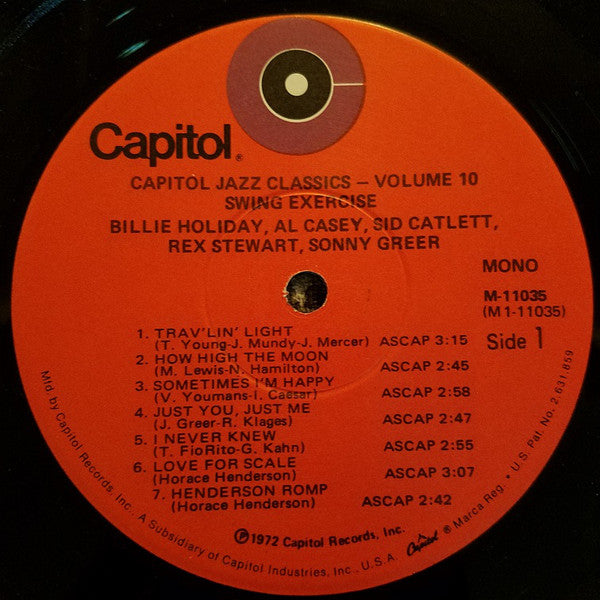 Various : Swing Exercise (LP, Comp, Mono)