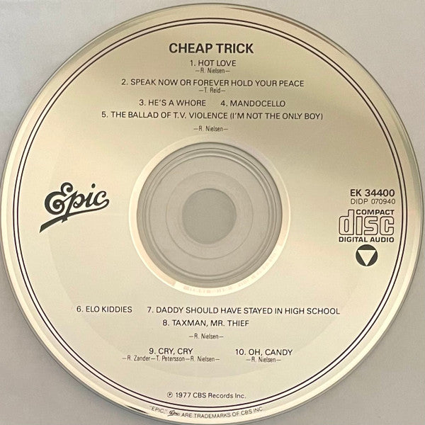 Cheap Trick : Cheap Trick (CD, Album, RE)