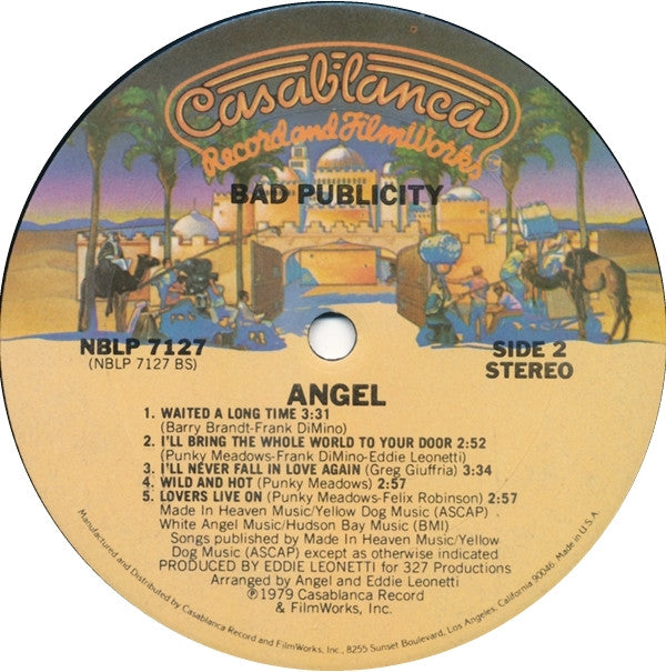 Angel (24) : Sinful (Bad Publicity) (LP, Album)
