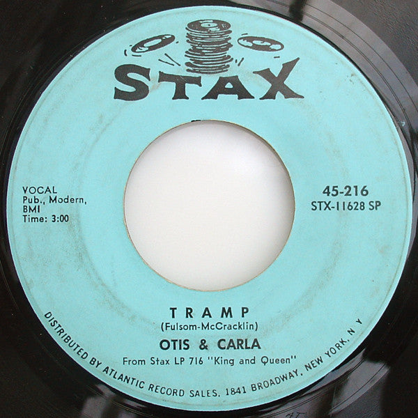 Otis Redding & Carla Thomas : Tramp / Tell It Like It Is (7", Single)