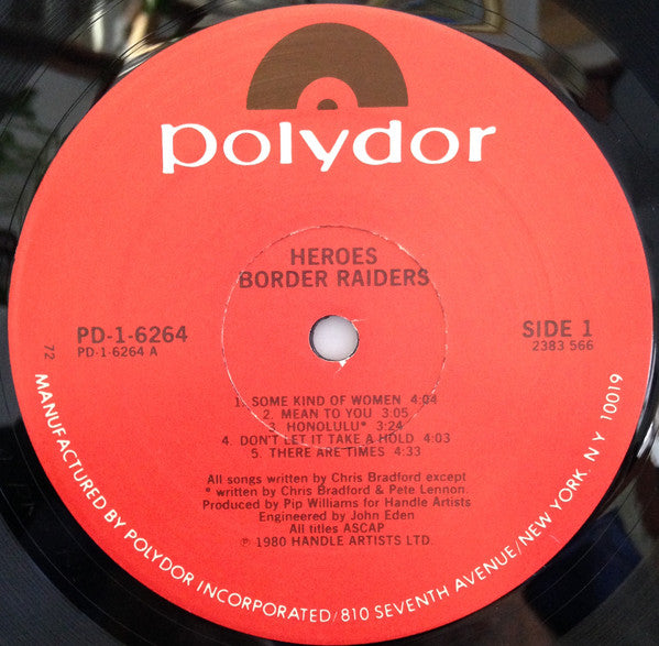 Heroes (6) : Border Raiders (LP, Album, 72 )