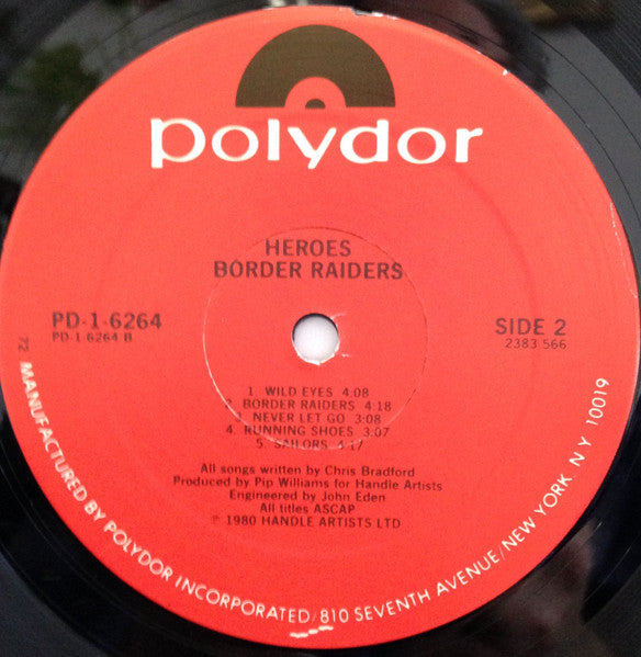 Heroes (6) : Border Raiders (LP, Album, 72 )