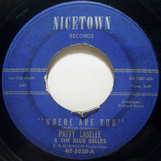 Patti LaBelle And The Bluebells : Where Are You / You'll Never Walk Alone (7", Single)