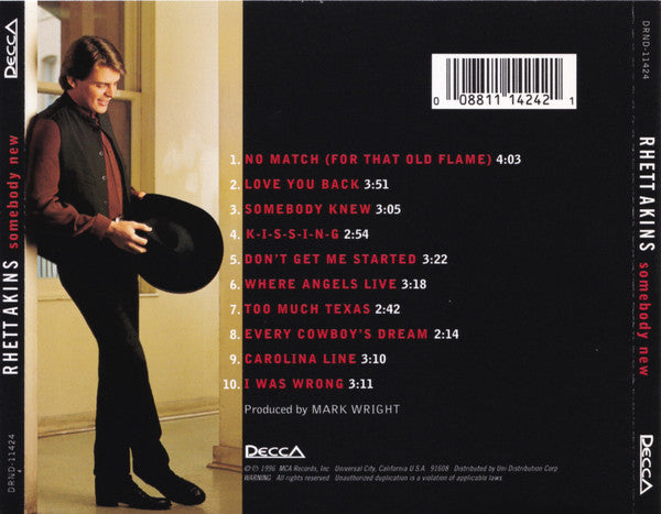 Rhett Akins : Somebody New (CD, Album)