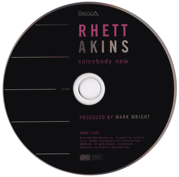 Rhett Akins : Somebody New (CD, Album)