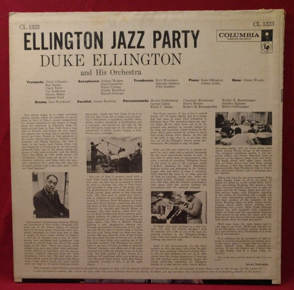 Duke Ellington And His Orchestra : Ellington Jazz Party (LP, Album, Mono, Promo)