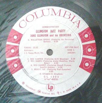 Duke Ellington And His Orchestra : Ellington Jazz Party (LP, Album, Mono, Promo)